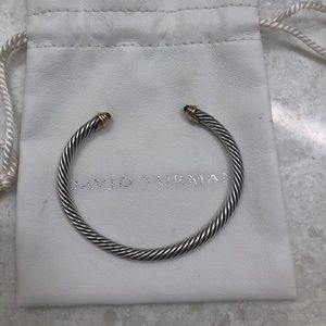 David Yurman birthstone bracelet with emerald